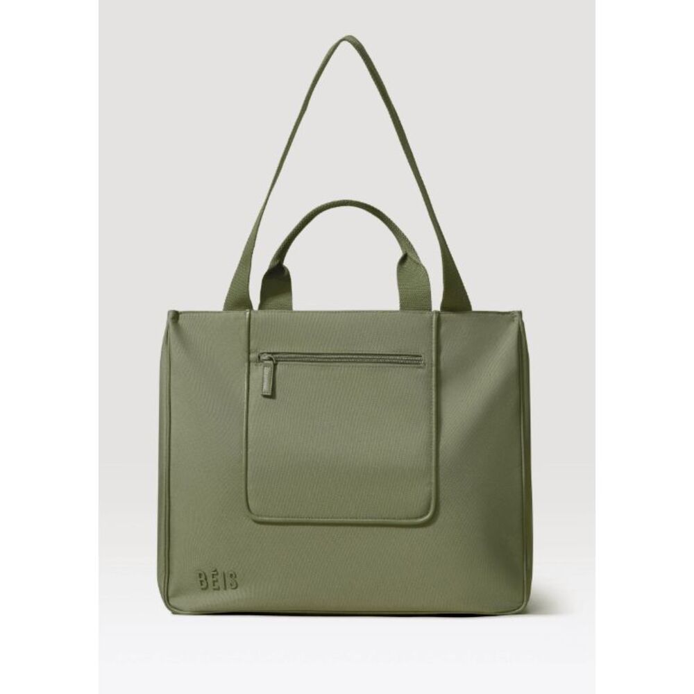 NWT Beis East / West Tote Bag in Olive Green